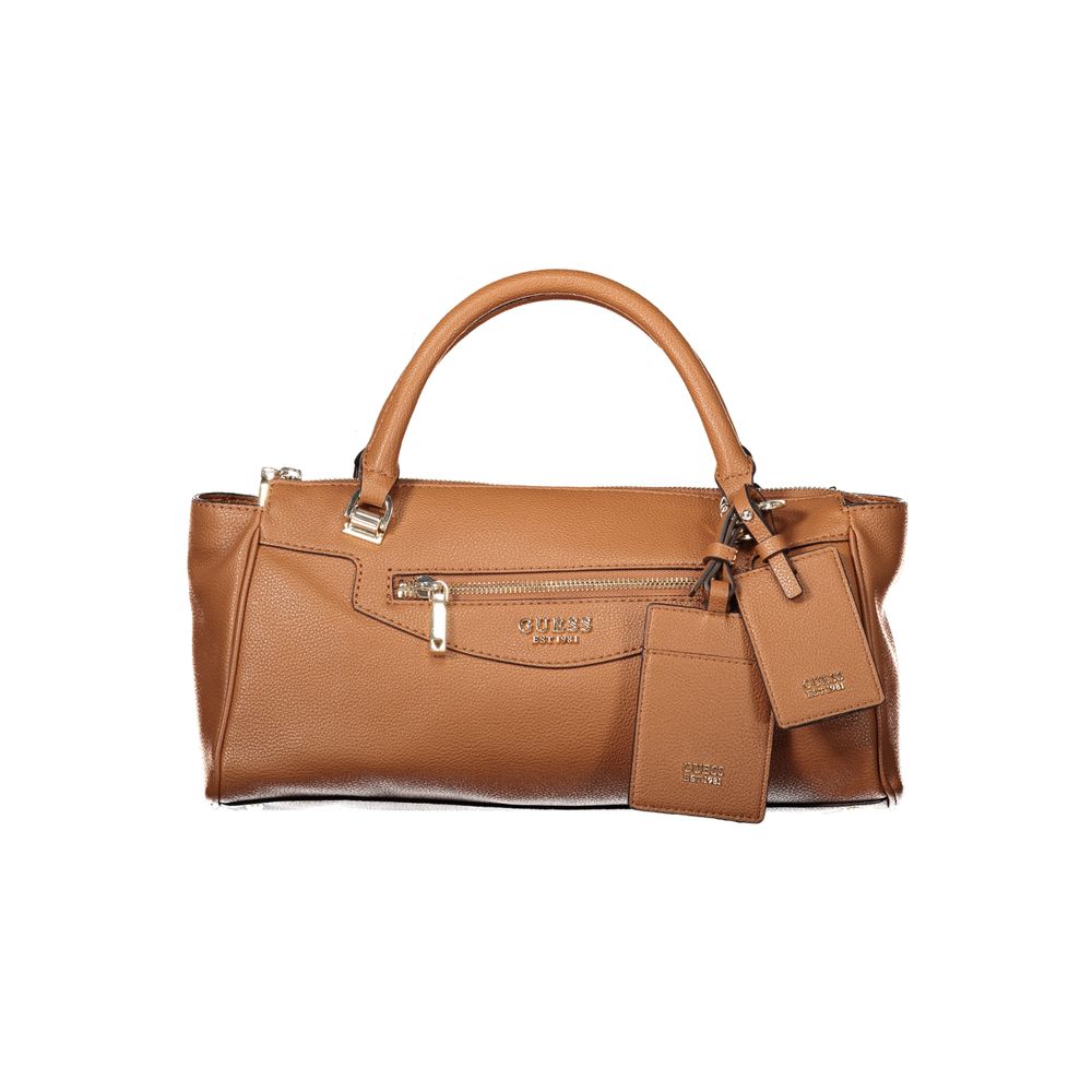 Brown Polyethylene Handbag