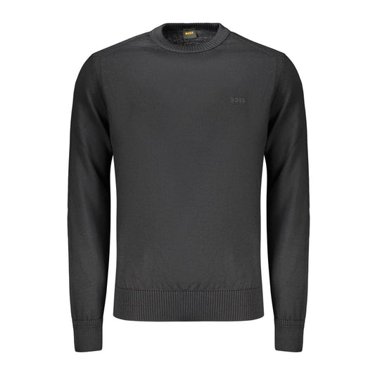 Black Wool Men's Sweater