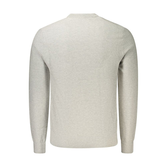 Gray Cotton Men's Pullover