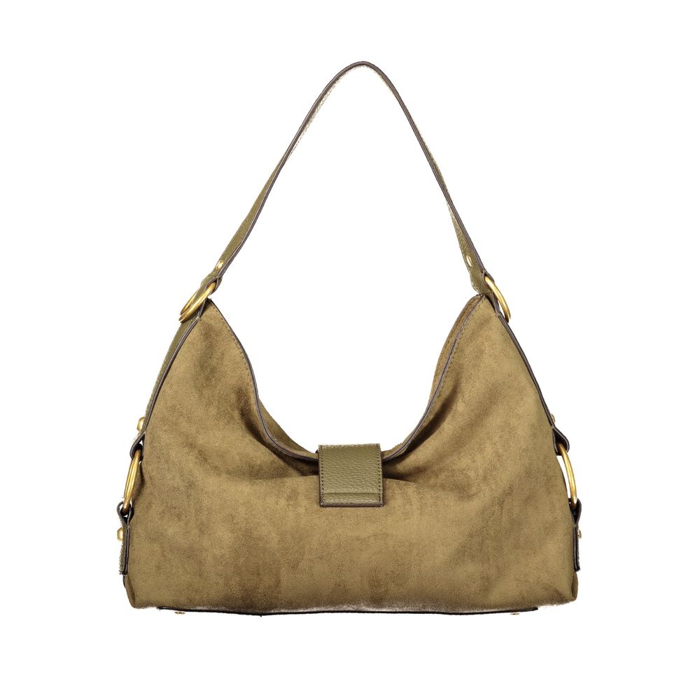 Green Polyurethane Women's Bag