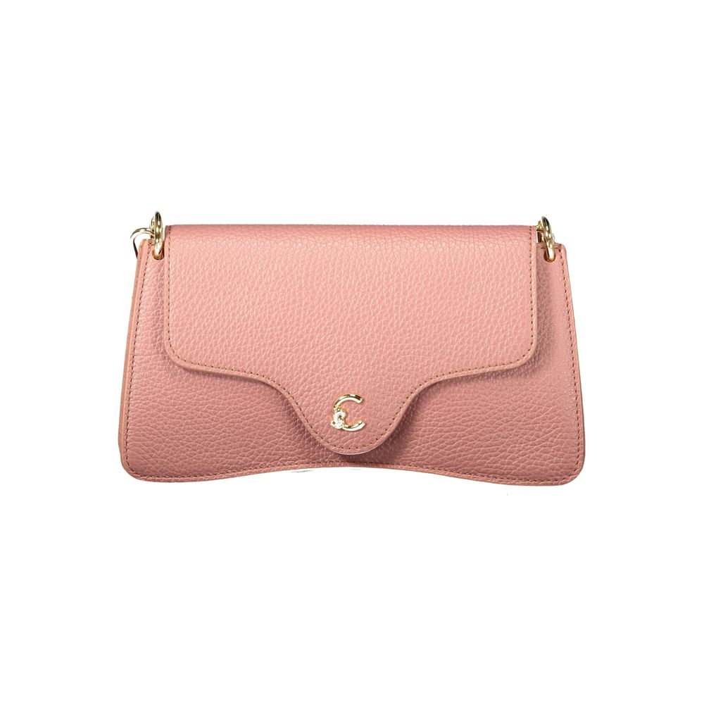 Pink Leather Handbag