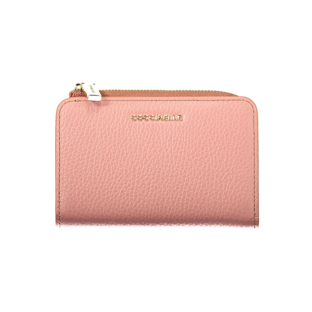 Pink Leather Wallet
