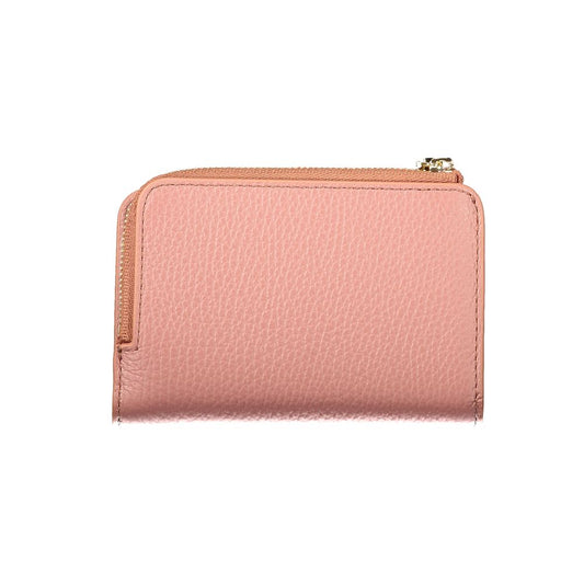 Pink Leather Womens Wallet