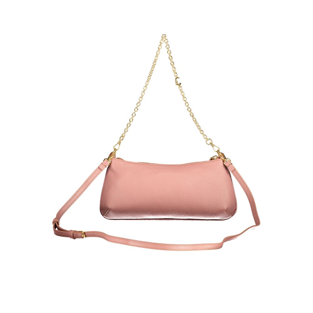 Pink Leather Handbag
