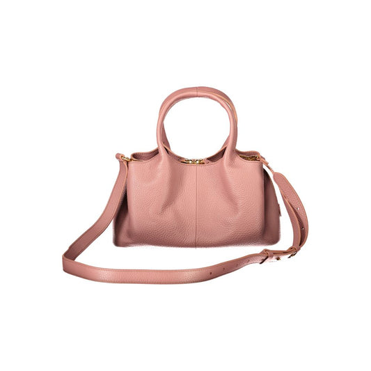 Pink Leather Handbag