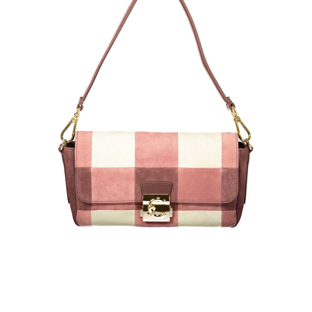 Pink Leather Handbag