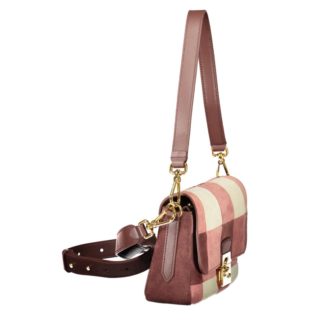 Pink Leather Handbag