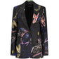 Black Cotton Blazer
