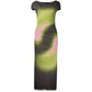 Green Polyester Casual Dress