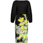 Black Polyester Casual Dress