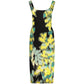 Black Polyester Casual Dress