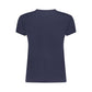Blue Cotton Women's T-Shirt