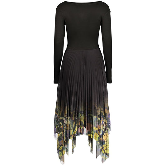 Black Viscose Women's Dress