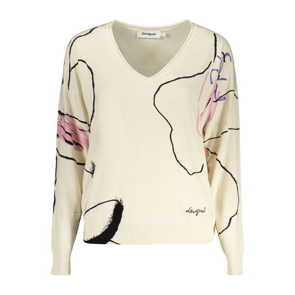 White Viscose Sweatshirt