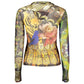 Yellow Polyester T-Shirt