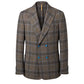 Brown Cotton Men Jacket