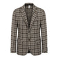 Beige Cotton Men Jacket