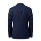 Blue Cotton Men Jacket