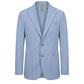 Light Blue Cotton Men Jacket