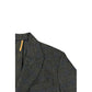Blue Viscose Men Jacket