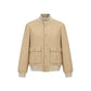 Beige Virgin Wool Bomber