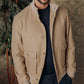 Beige Virgin Wool Bomber