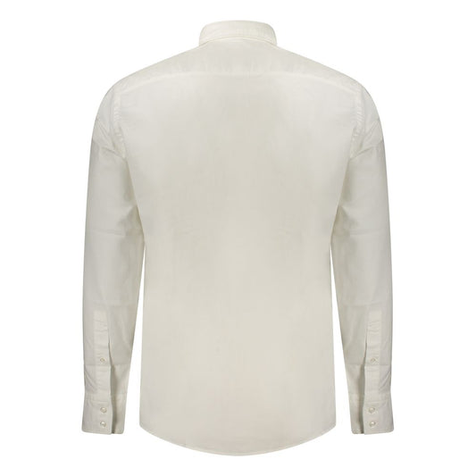 White Cotton Men's Shirt