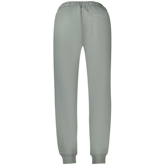 Green Cotton Men's Trouser