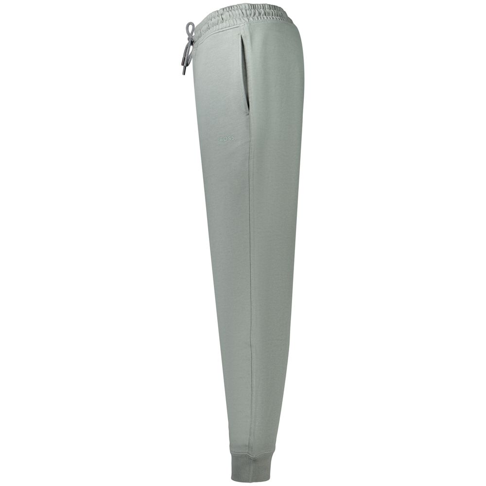 Green Cotton Men's Trouser