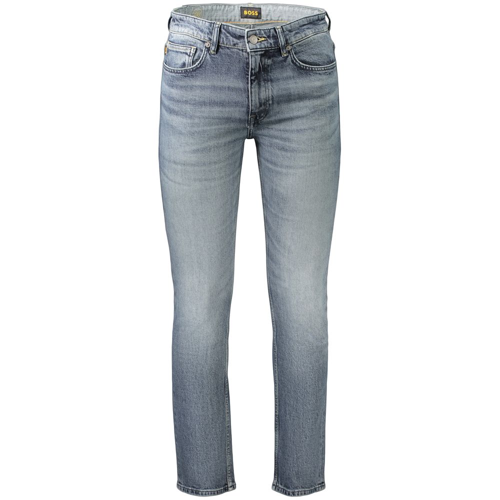 Blue Cotton Men's Jeans