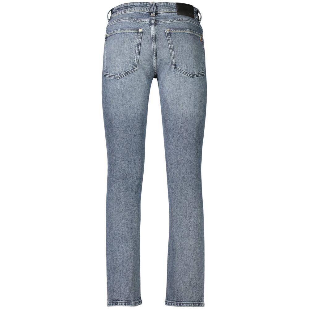 Blue Cotton Men's Jeans