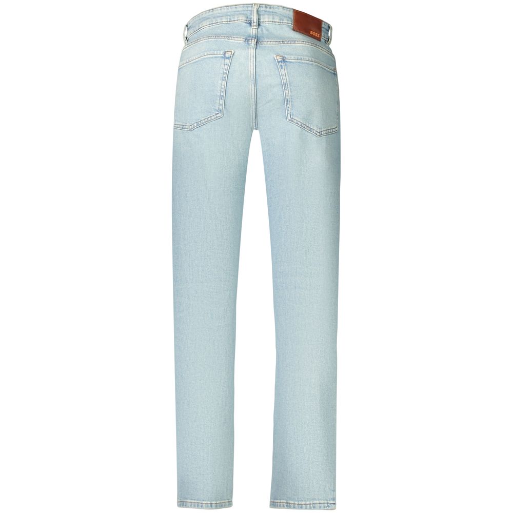 Azzurro Cotton Uomo Jeans