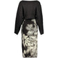 Black Viscose Womens Dress