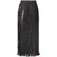 Black Polyester Women's Skirt