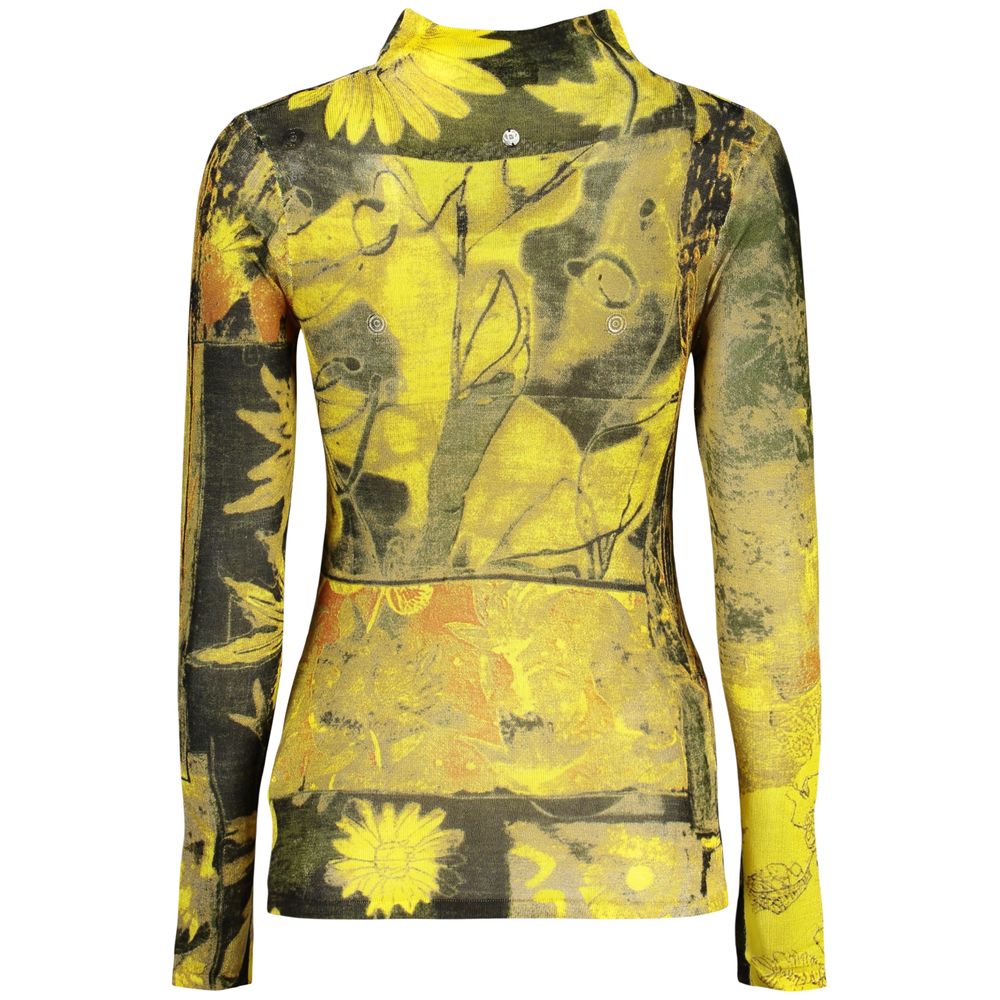 Yellow Viscose Women's Top