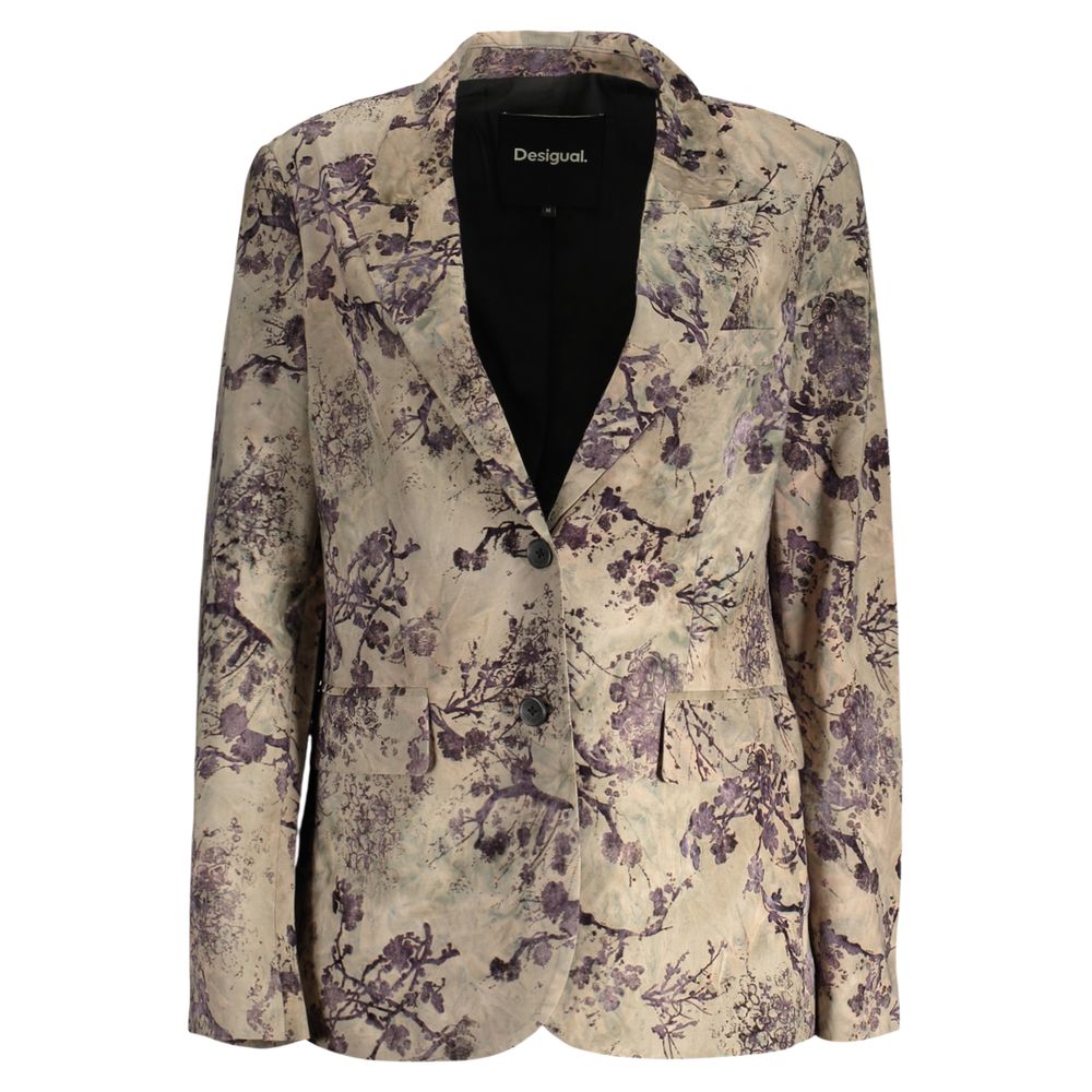 Green Polyester Women's Jacket