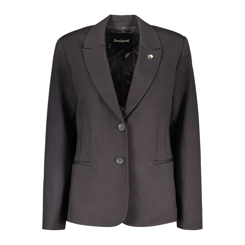Black Viscose Womens Jacket