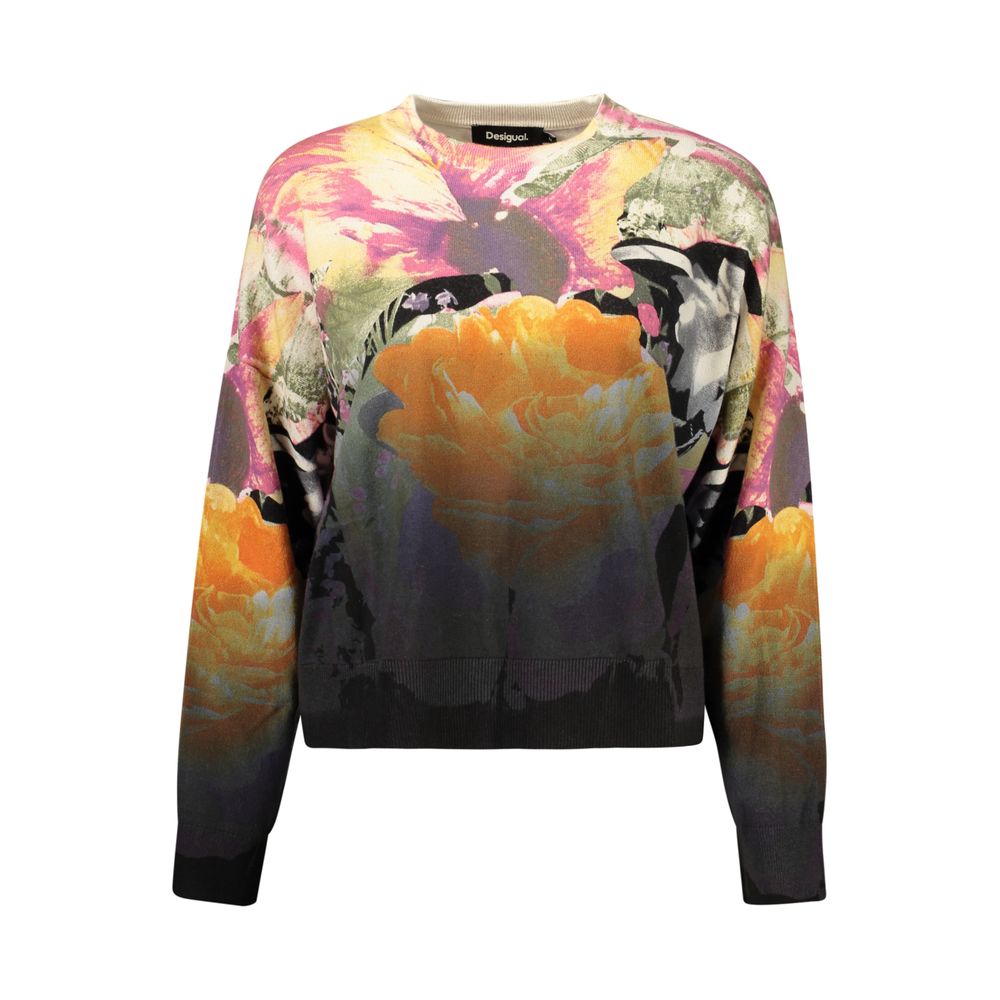 Black Cotton Women's Sweater