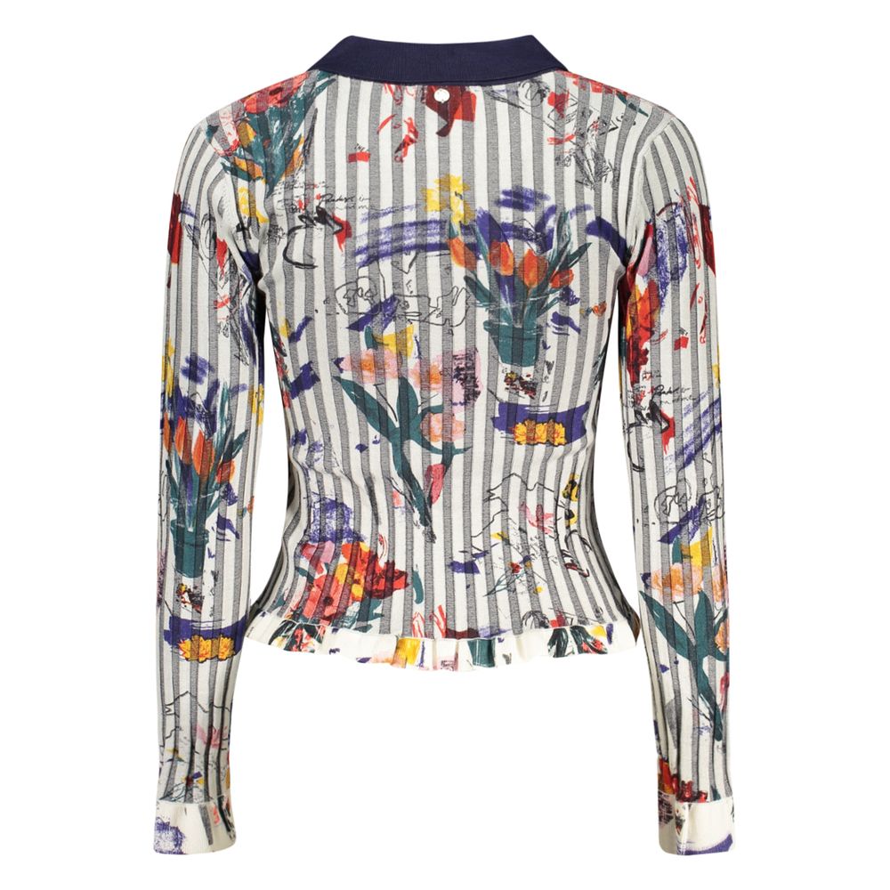 White Viscose Women's Sweater