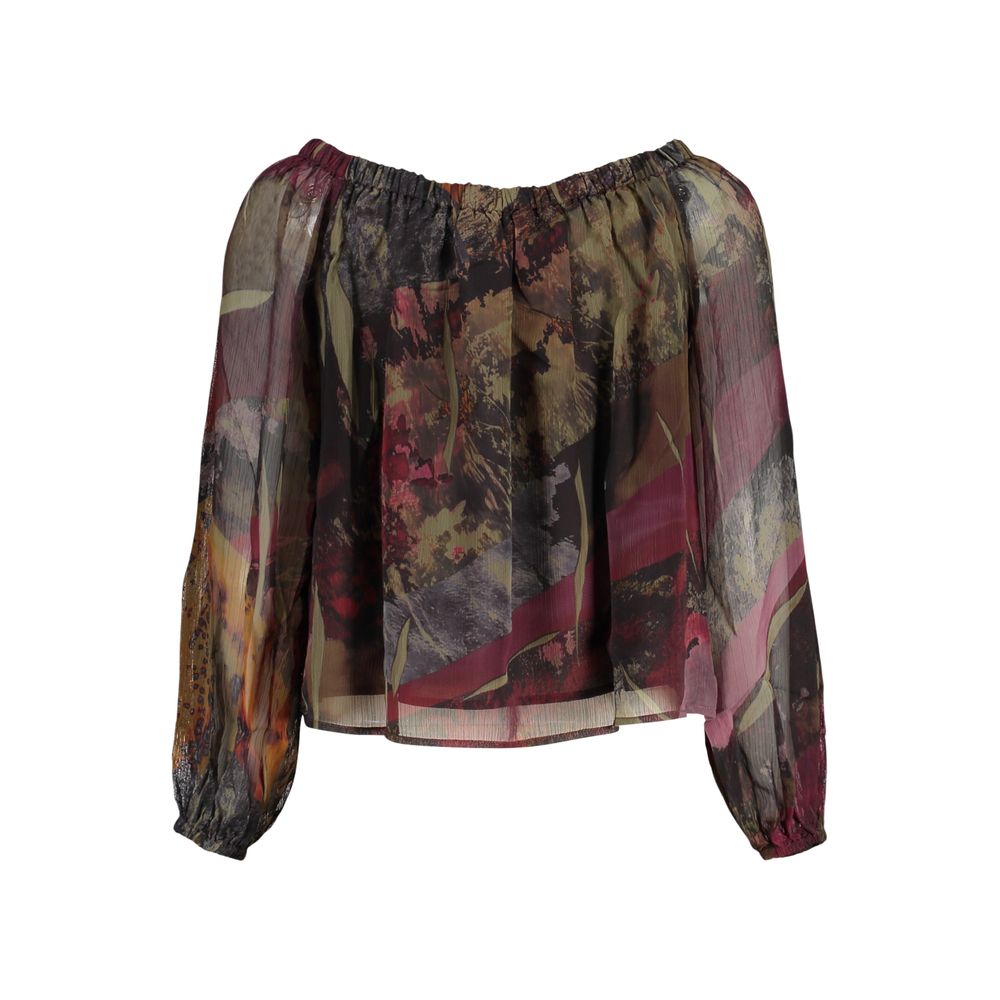 Green Polyester Women's Shirt