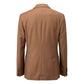 Brown Viscose Men's Jacket