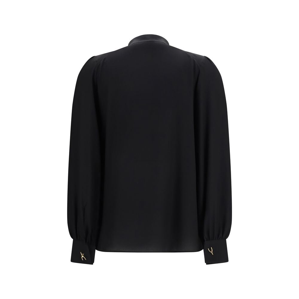 Black Silk Blouse