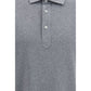 Gray Cotton Polo Shirt