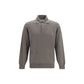Brown Cashmere Polo Shirt