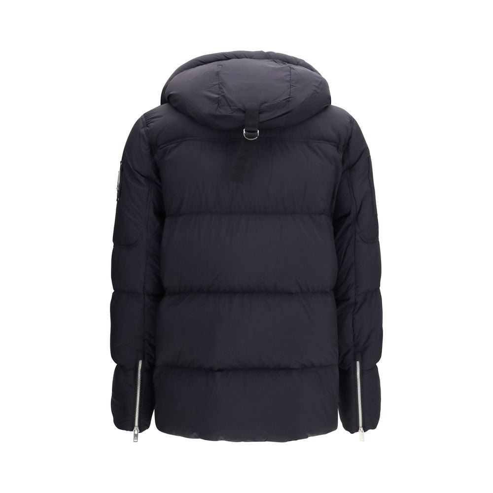 Black Nylon Full-Length Jacket