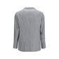 Gray Wool Oves Aries Blazer