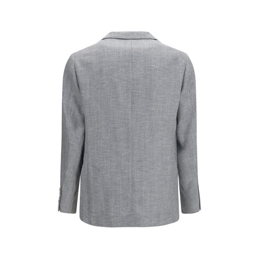 Gray Wool Oves Aries Blazer