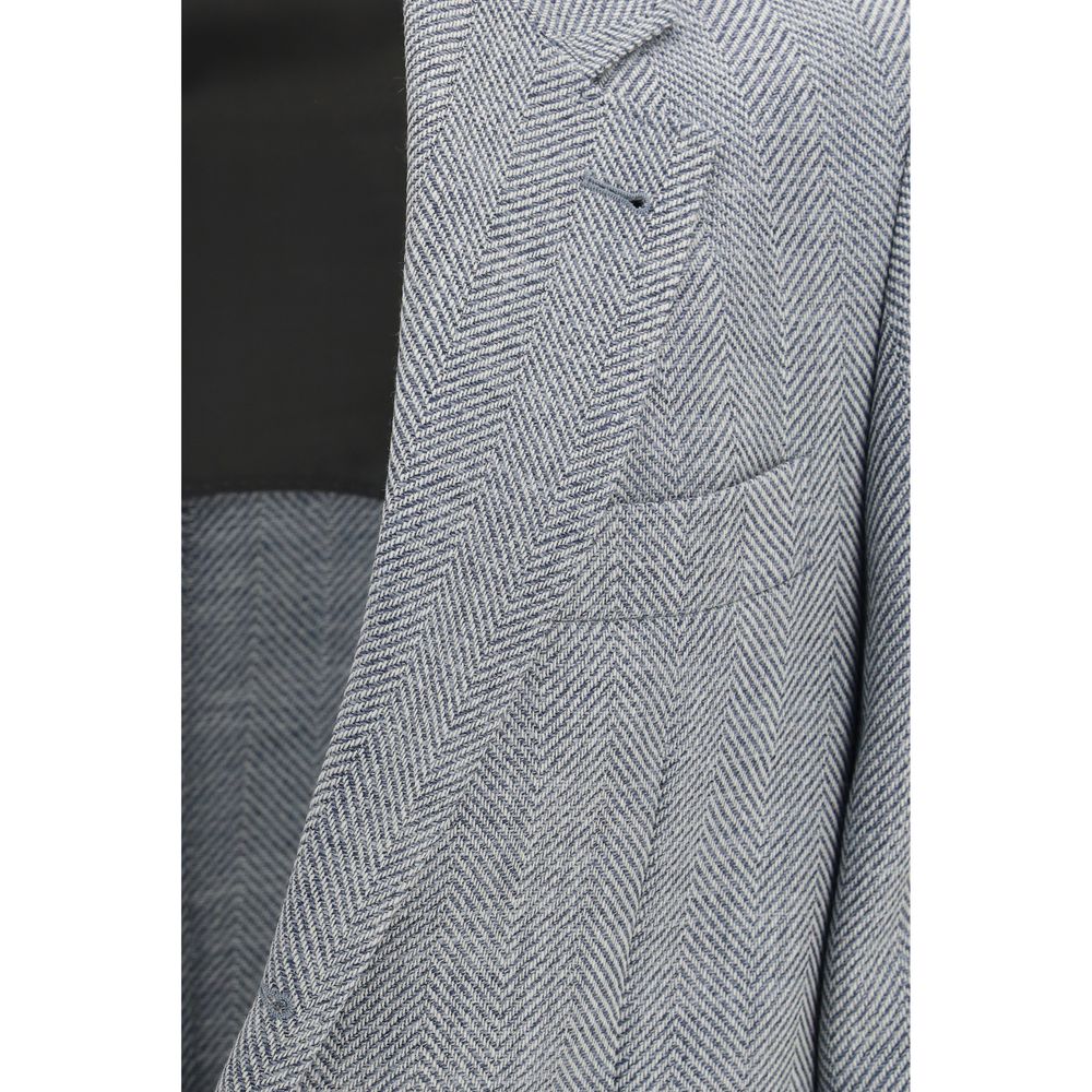 Gray Wool Oves Aries Blazer