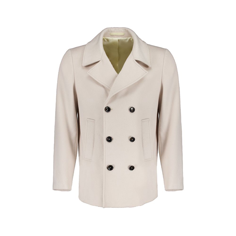 Beige Wool Coat