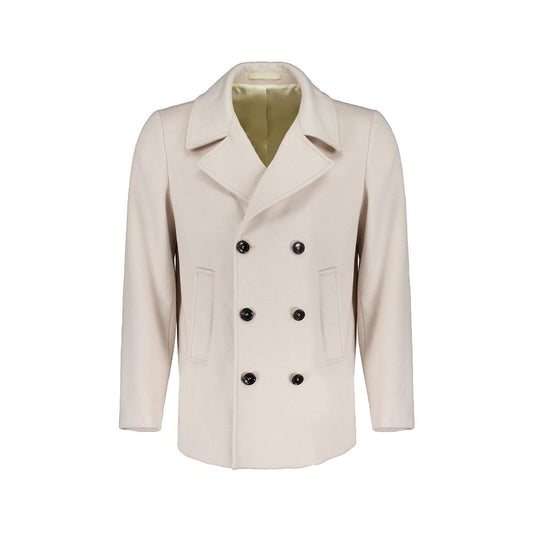 Beige Wool Coat